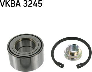 SKF VKBA 3245 - Комплект подшипника ступицы колеса unicars.by