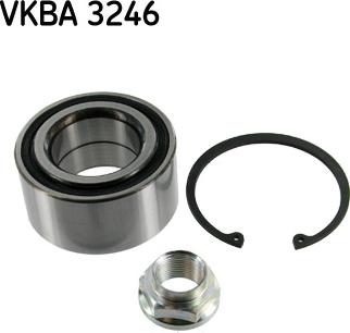 SKF VKBA 3246 - Комплект подшипника ступицы колеса unicars.by