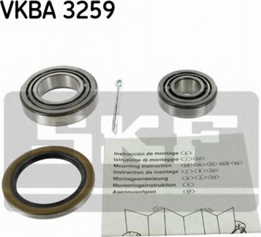 SKF VKBA 3259 - Комплект подшипника ступицы колеса unicars.by