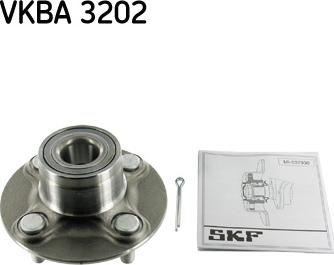 SKF VKBA 3202 - Комплект подшипника ступицы колеса unicars.by