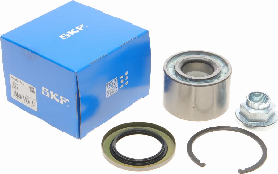 SKF VKBA 3214 - Комплект подшипника ступицы колеса unicars.by