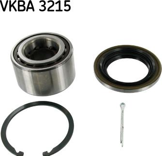 SKF VKBA 3215 - Комплект подшипника ступицы колеса unicars.by