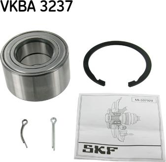 SKF VKBA 3237 - Комплект подшипника ступицы колеса unicars.by