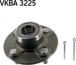 SKF VKBA 3225 - Комплект подшипника ступицы колеса unicars.by