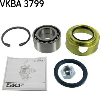 SKF VKBA 3799 - Комплект подшипника ступицы колеса unicars.by