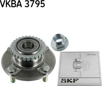 SKF VKBA 3795 - Ступица колеса, поворотный кулак unicars.by