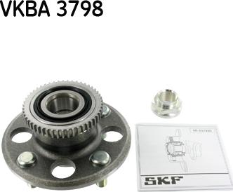 SKF VKBA 3798 - Комплект подшипника ступицы колеса unicars.by