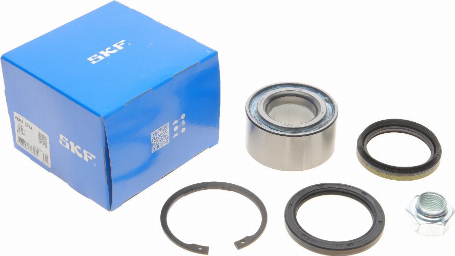 SKF VKBA 3714 - Комплект подшипника ступицы колеса unicars.by