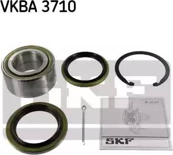 SKF VKBA 3710 - Комплект подшипника ступицы колеса unicars.by