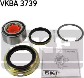 SKF VKBA 3739 - Комплект подшипника ступицы колеса unicars.by