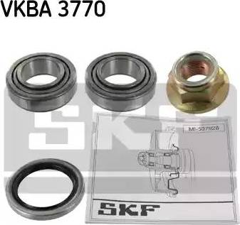 SKF VKBA 3770 - Комплект подшипника ступицы колеса unicars.by