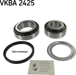 SKF VKBA 2425 - Комплект подшипника ступицы колеса unicars.by