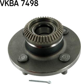 SKF VKBA 7498 - Комплект подшипника ступицы колеса unicars.by