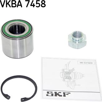 SKF VKBA 7458 - Комплект подшипника ступицы колеса unicars.by