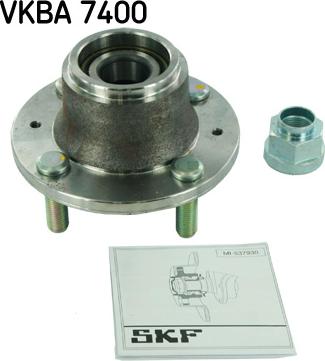 SKF VKBA 7400 - Комплект подшипника ступицы колеса unicars.by