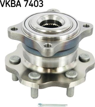 SKF VKBA 7403 - Комплект подшипника ступицы колеса unicars.by