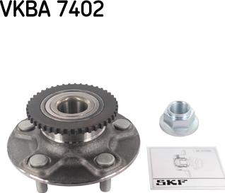 SKF VKBA 7402 - Комплект подшипника ступицы колеса unicars.by