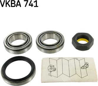 SKF VKBA 741 - Комплект подшипника ступицы колеса unicars.by