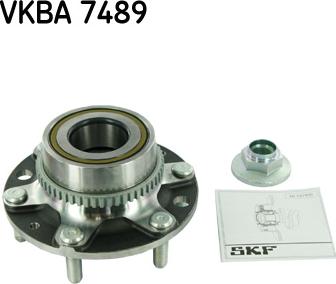 SKF VKBA 7489 - Комплект подшипника ступицы колеса unicars.by