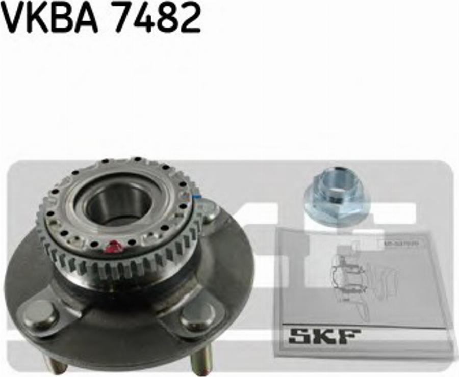 SKF VKBA 7482 - Ступица колеса, поворотный кулак unicars.by