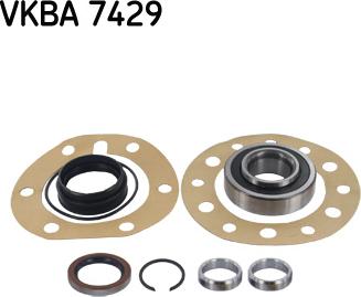 SKF VKBA 7429 - Комплект подшипника ступицы колеса unicars.by