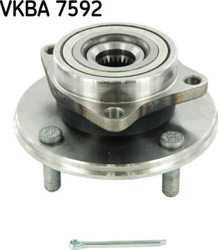 SKF VKBA 7592 - Комплект подшипника ступицы колеса unicars.by