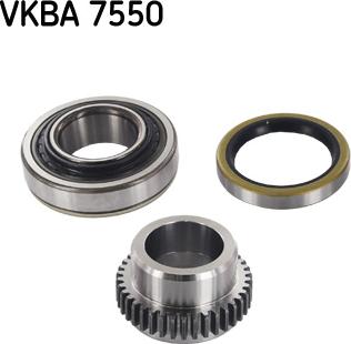 SKF VKBA 7550 - Комплект подшипника ступицы колеса unicars.by