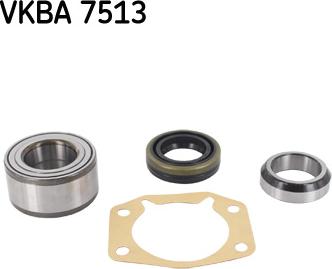 SKF VKBA 7513 - Комплект подшипника ступицы колеса unicars.by