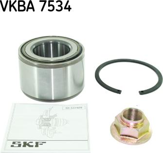 SKF VKBA 7534 - Комплект подшипника ступицы колеса unicars.by