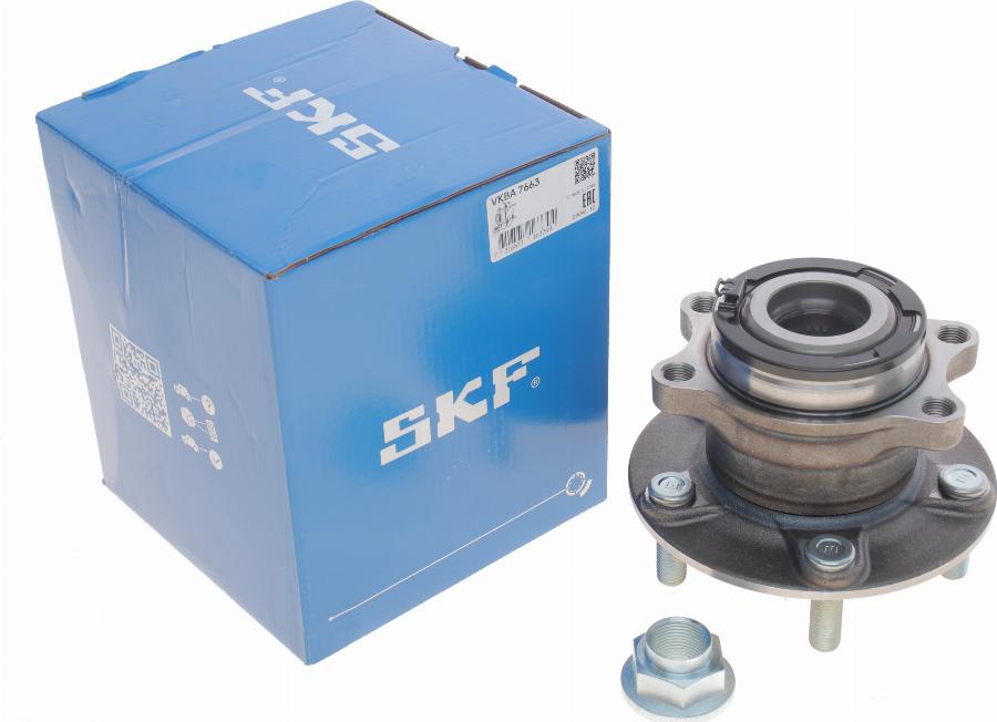 SKF VKBA 7663 - Комплект подшипника ступицы колеса unicars.by