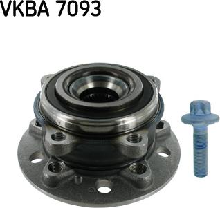 SKF VKBA 7093 - Комплект подшипника ступицы колеса unicars.by