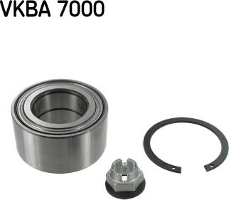 SKF VKBA 7000 - Комплект подшипника ступицы колеса unicars.by