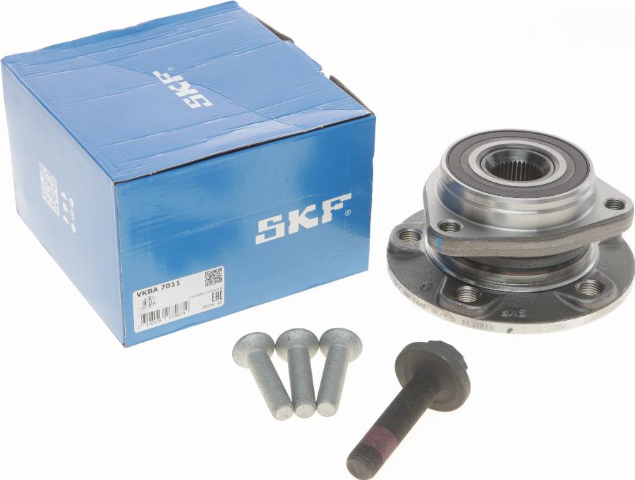 SKF VKBA 7011 - Комплект подшипника ступицы колеса unicars.by