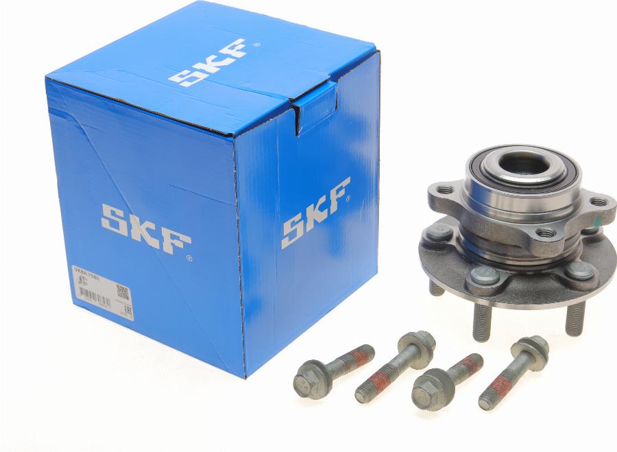 SKF VKBA 7080 - Комплект подшипника ступицы колеса unicars.by