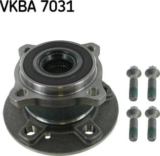 SKF VKBA 7031 - Комплект подшипника ступицы колеса unicars.by