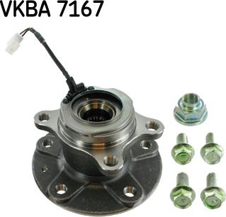 SKF VKBA 7167 - Комплект подшипника ступицы колеса unicars.by