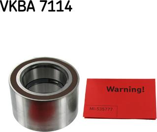 SKF VKBA 7114 - Комплект подшипника ступицы колеса unicars.by