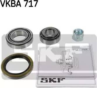 SKF VKBA 717 - Комплект подшипника ступицы колеса unicars.by