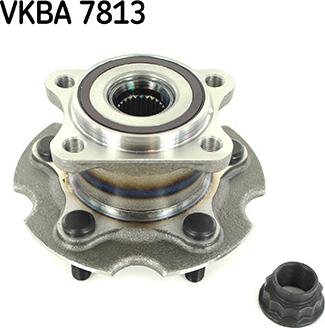 SKF VKBA 7813 - Комплект подшипника ступицы колеса unicars.by