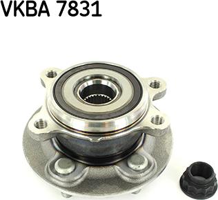 SKF VKBA 7831 - Комплект подшипника ступицы колеса unicars.by