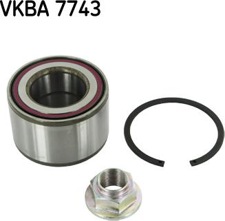 SKF VKBA 7743 - Комплект подшипника ступицы колеса unicars.by