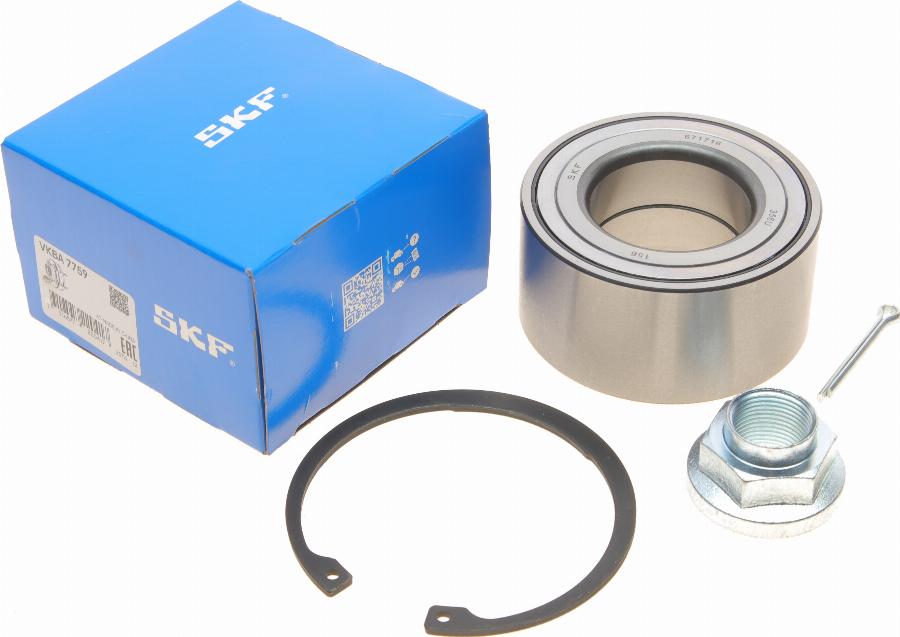 SKF VKBA 7759 - Комплект подшипника ступицы колеса unicars.by