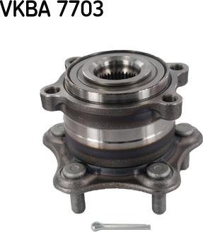 SKF VKBA 7703 - Комплект подшипника ступицы колеса unicars.by