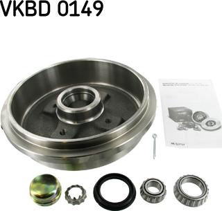 SKF VKBD 0149 - Тормозной барабан unicars.by