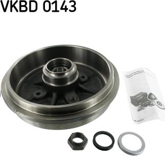 SKF VKBD 0143 - Тормозной барабан unicars.by