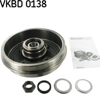 SKF VKBD 0138 - Тормозной барабан unicars.by