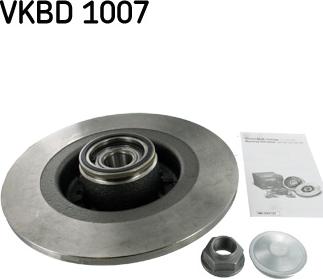 SKF VKBD 1007 - Тормозной диск unicars.by