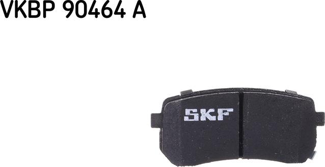 SKF VKBP 90464 A - Тормозные колодки, дисковые, комплект unicars.by