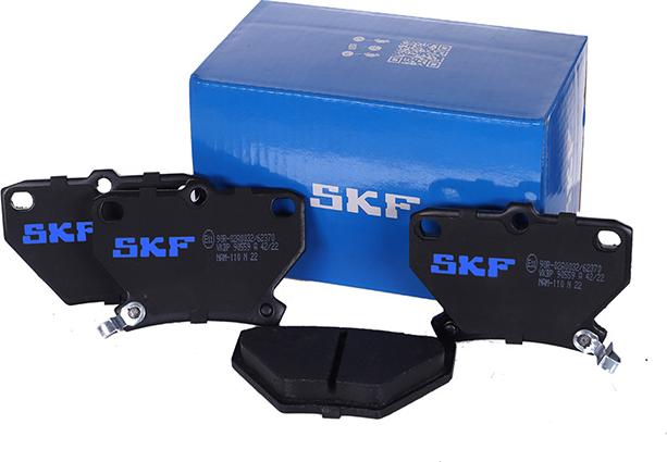 SKF VKBP 90559 A - Тормозные колодки, дисковые, комплект unicars.by