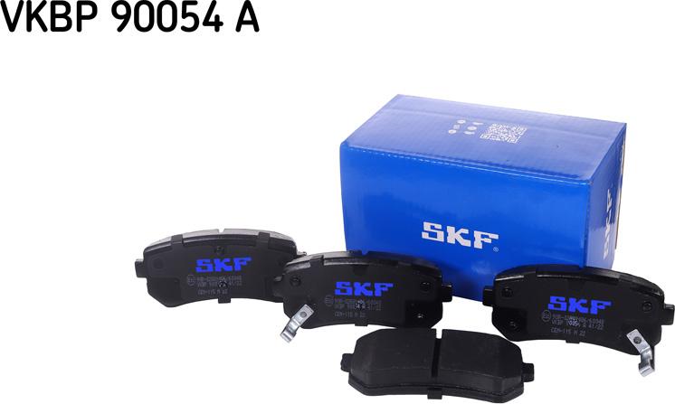 SKF VKBP 90054 A - Тормозные колодки, дисковые, комплект unicars.by